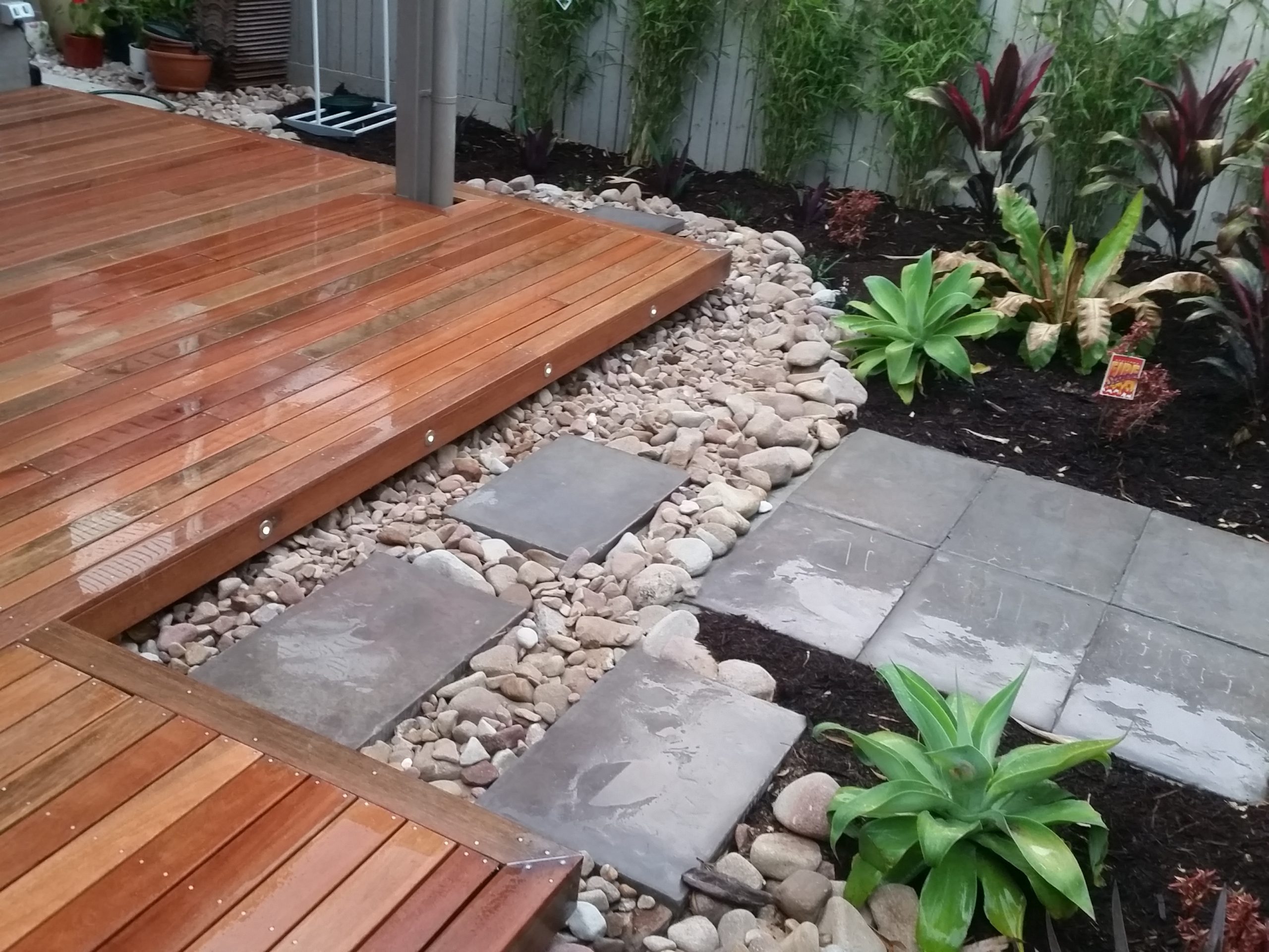 Decking and paving